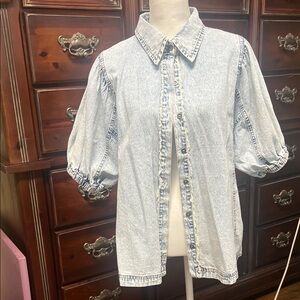 Zele Light Blue Denim Shirt